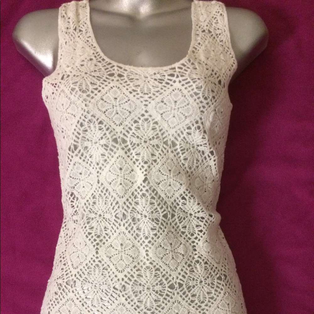 Lovers+Friends Sexy Crochet Maxi Dress